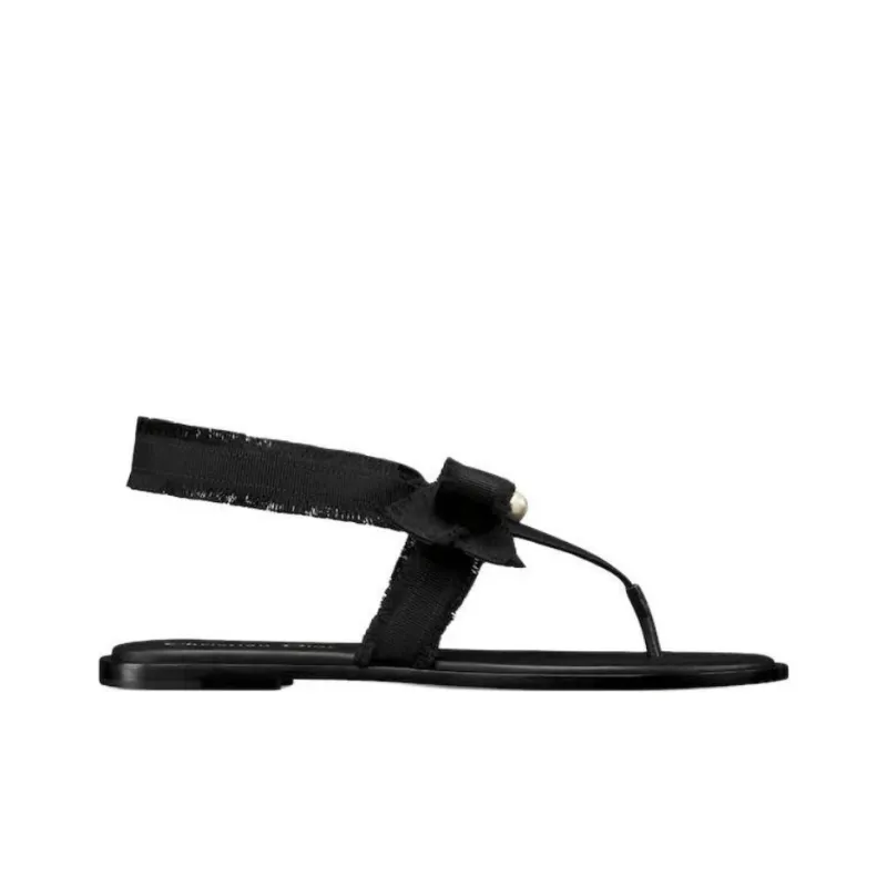 DIOR Adiorable One Strap Sandals Women's Black-1
