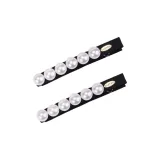 1 Pair Black (One and A Half Beads)