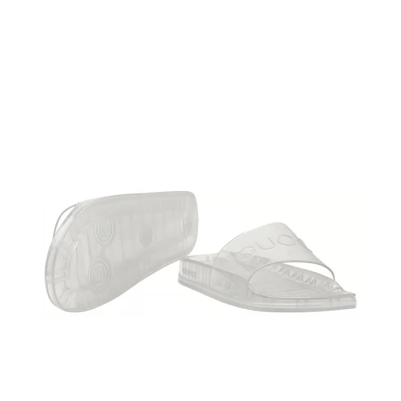 GUCCI Persuit Rubber Slide 'Transparent'-4