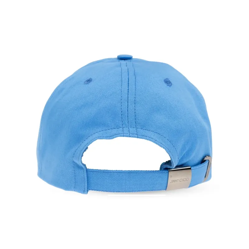 Jimmy Choo Logo-Embroidered Baseball Cap-1