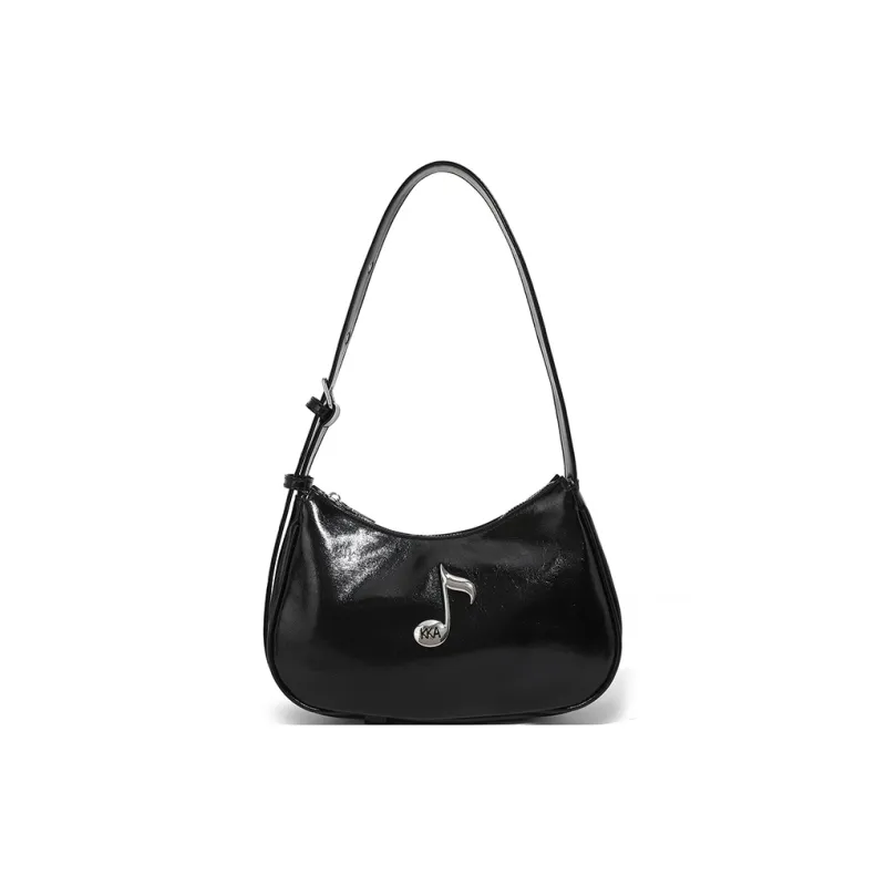 KKA PU, Textile Mixture Crossbody Handbag, Shoulder Bag Women's Silver/Ecru/Black/Blue-10