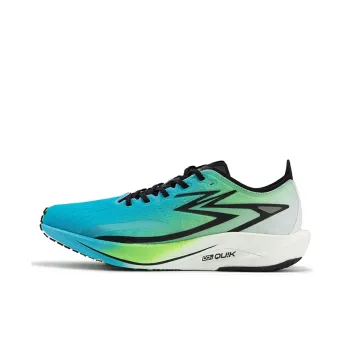 361° Speed Team Cushioning Anti Slip Wear Resistant Breathability Low Top Training Running Shoes Men's Blue Green