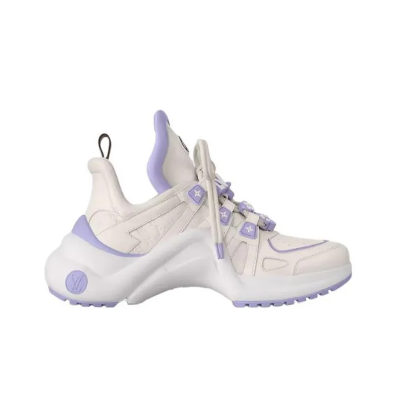 LOUIS VUITTON Archlight Low-Top Casual Shoes 5cm Women's Purple-1