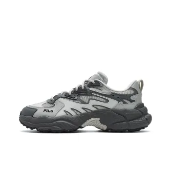 FILA Fern Anti Slip Wear Resistant Low Top Casual Shoes Men's Feather Gray/White Jade Gray