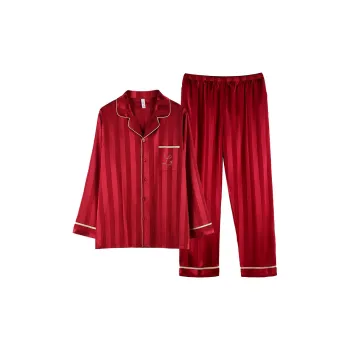 Xuan Liang Pajama Set Men's Cherry Red