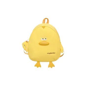 LETOO Nylon Backpack Regular Unisex Yellow/White/Black