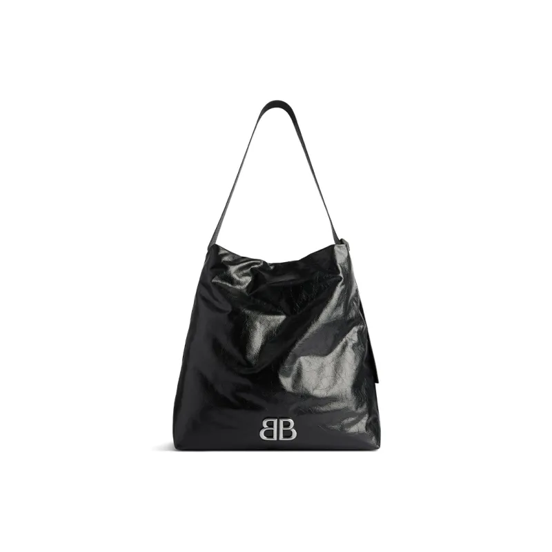 Balenciaga Logo Plaque Large Shoulder Bag-0