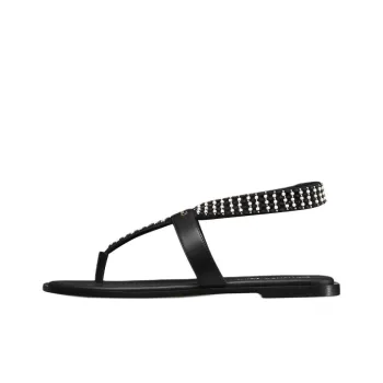 DIOR Eclat One Strap Sandals Women's Black