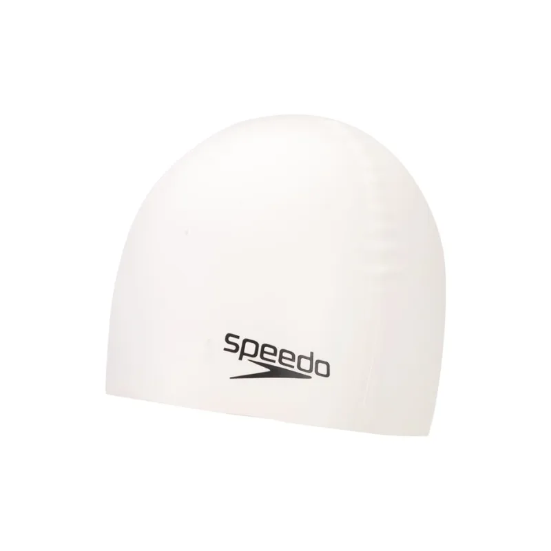 Speedo Swimming Caps Silicone Unisex White-1