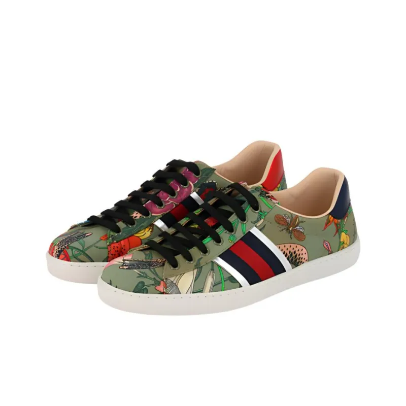 GUCCI Flora Snake Sneaker-2