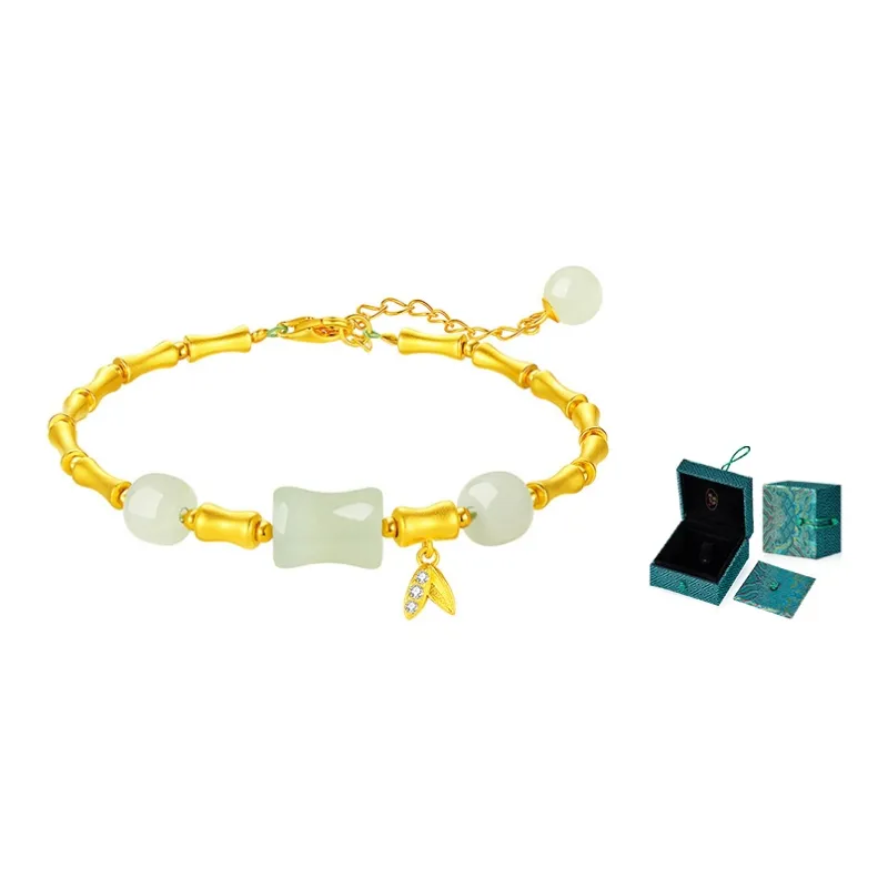 MAMADESHOUHU Hetian Jade Bracelets Pale Greenish White Jade Women's-1