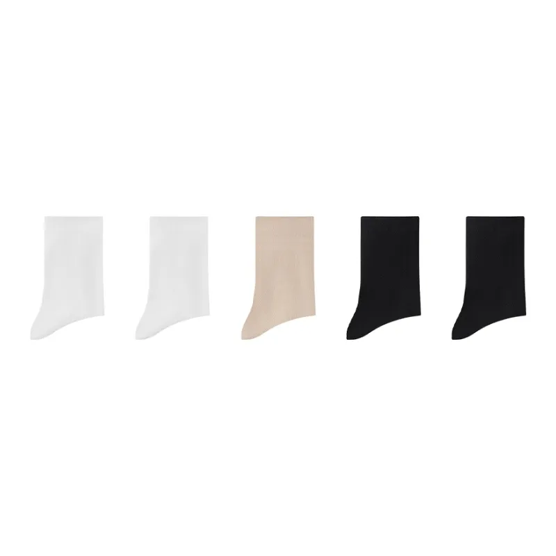 MIIOW Mid-Calf Socks Women's 5 Pack-7