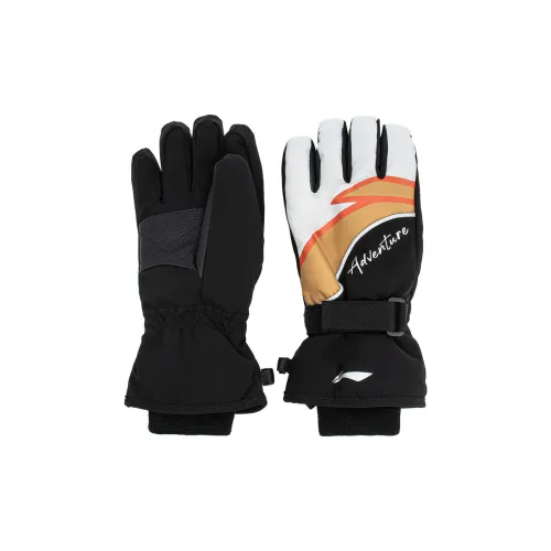 LiNing Polyester Viscose Elastodiene Gloves Kids' Black