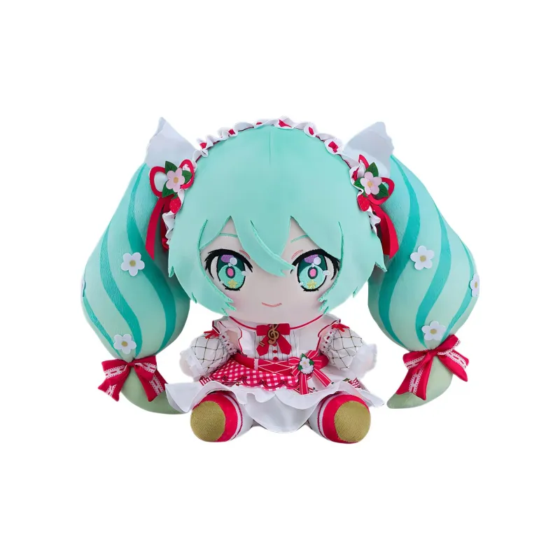 GSC Hatsune Miku VOCALOID 15th Anniversary Compatible For Above 3 Years Old Audience Dolls Plush Doll 20cm High-0