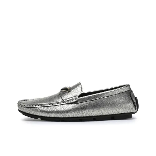 Wooden houses Gommino Loafers Men