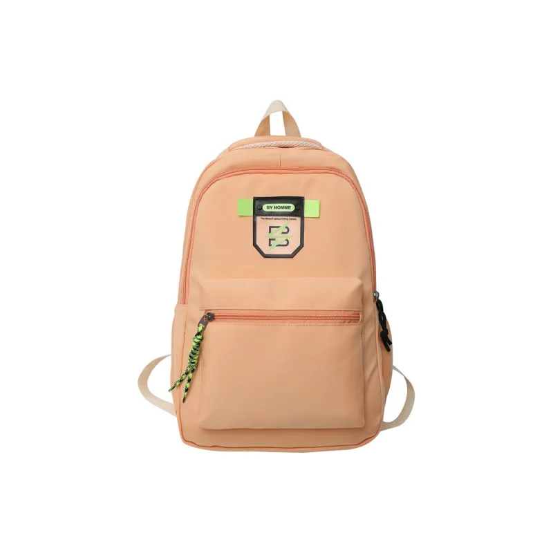OURFUN Nylon Backpack Light Gray/Dark Gray/Black/Orange/Blue-5