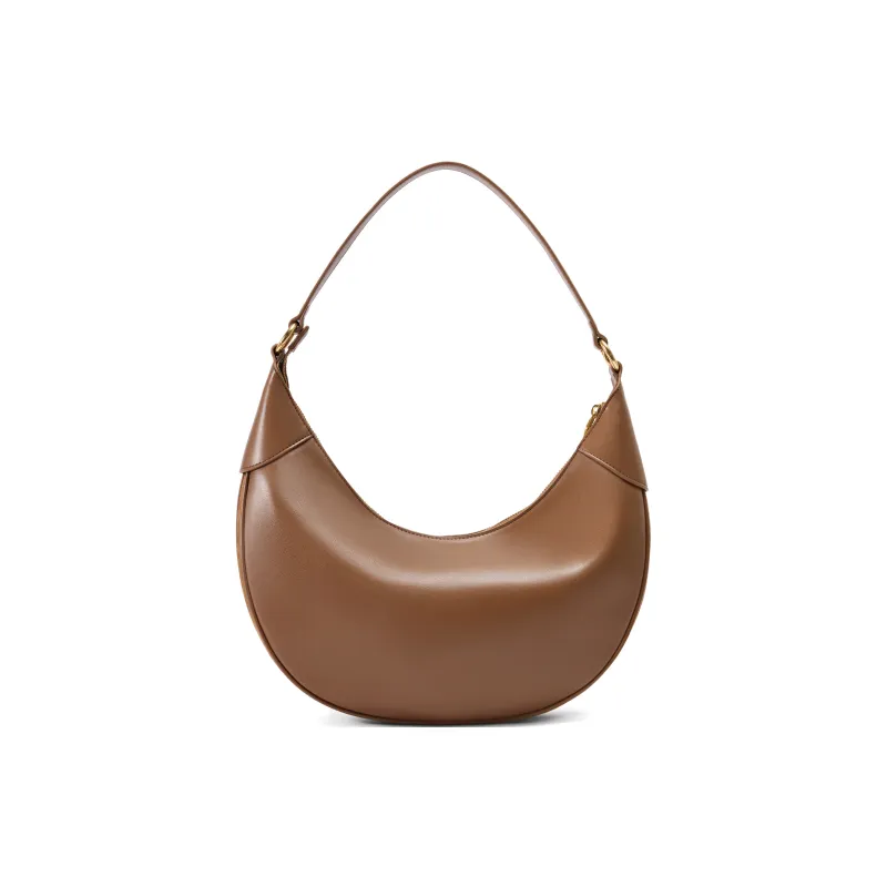 BELLE Cow Leather Shoulder Bag Medium Size Women's Multicolor-2