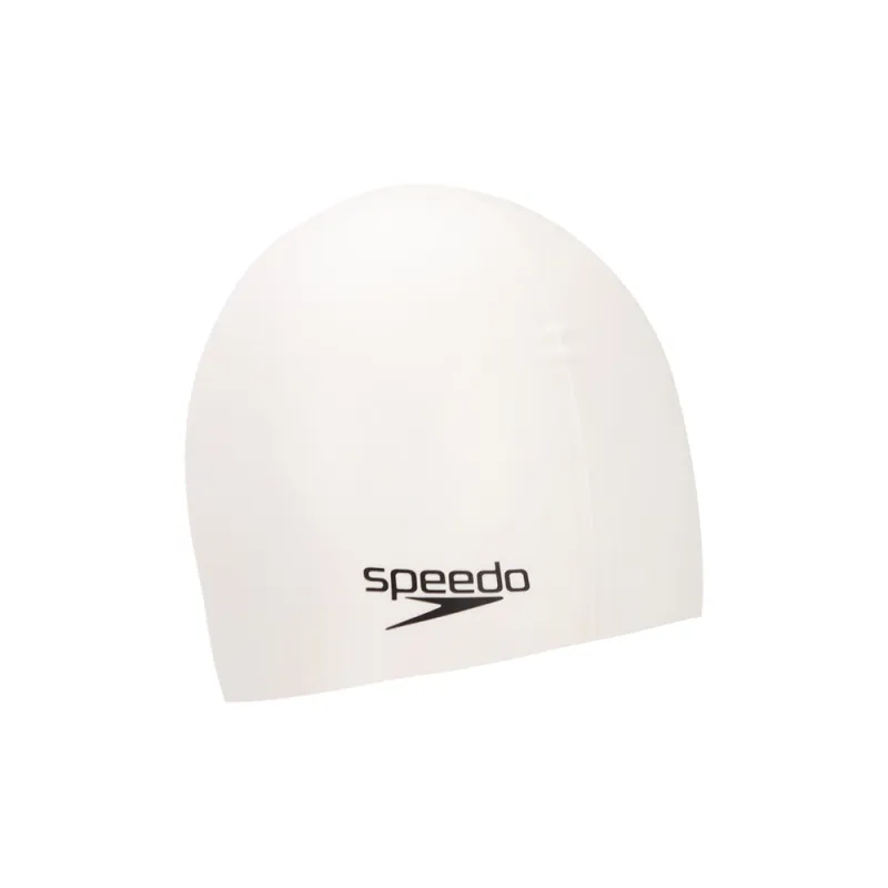 Speedo Swimming Caps Silicone Unisex White-2