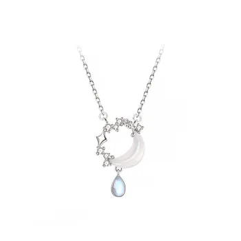 ZHOUBAIFU Chalcedony Necklaces Women's