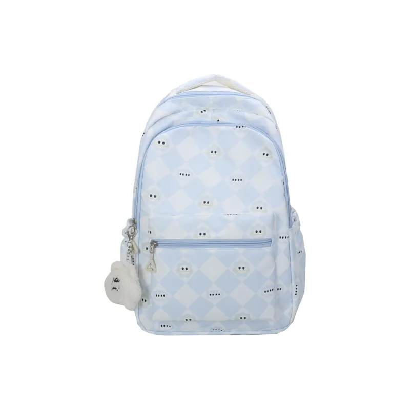 Venerable Brahma Nylon Backpack Regular Women's Black/Purple/Green/Blue/Pink-3