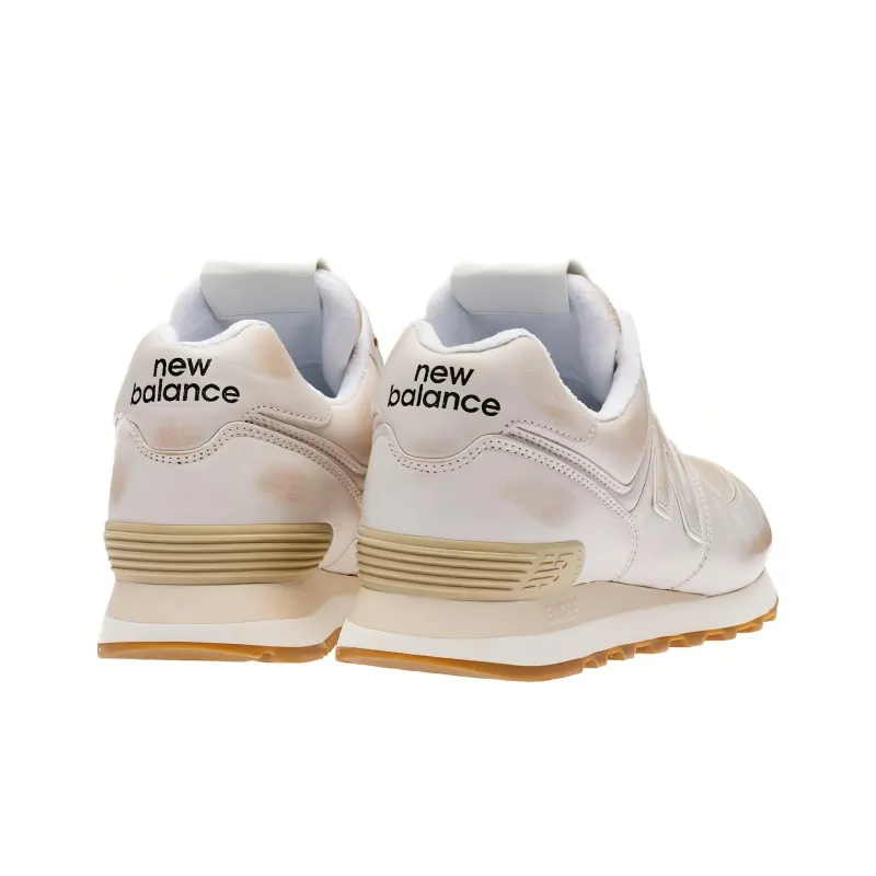 New Balance x MIU MIU NB 574 Slip-Resistant Low-Top Casual Shoes Women's White-2