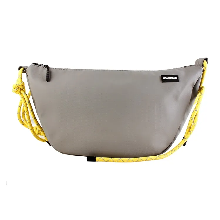 BACKSTAGE Polyester Dumpling Bag Shoulder Bag Crossbody Bag Unisex White/Blue/Black/Gray-3