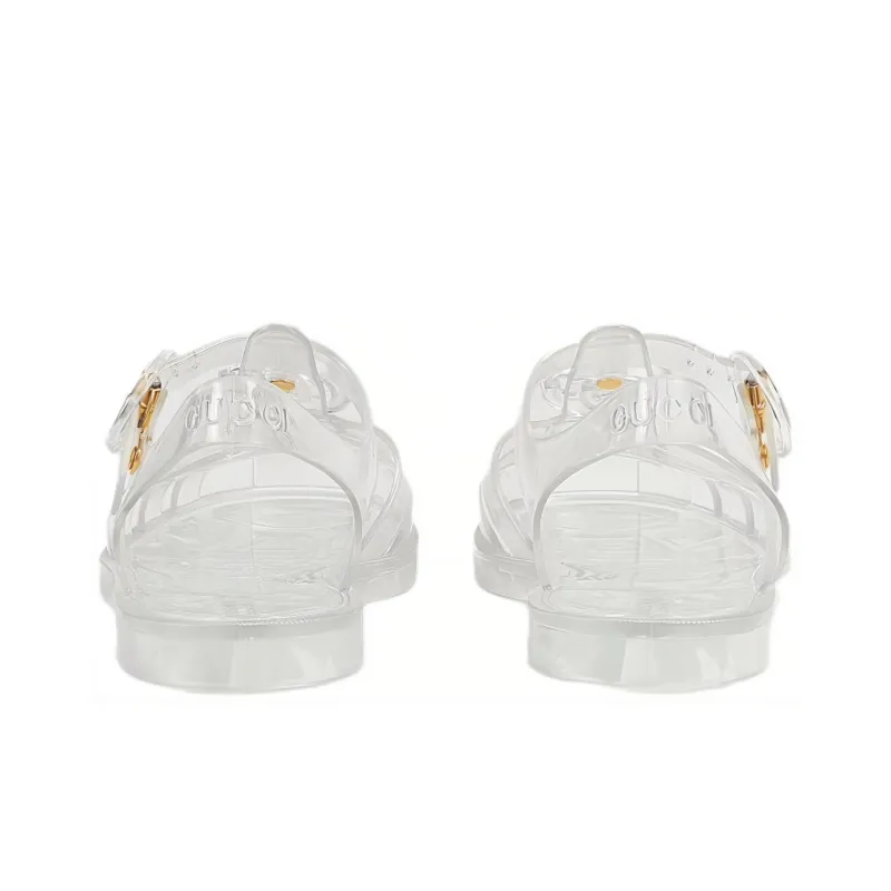 GUCCI Women's Gg Fisherman Sandal 'Clear'-3