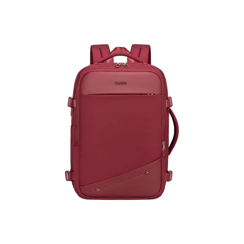 Chantria Fabric Backpack Women's Dusty Purple/Khaki/Burgundy/Black-7