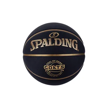 SPALDING GOATS Training Series PU Basketball Black Gold Size 7 Ball Training Unisex