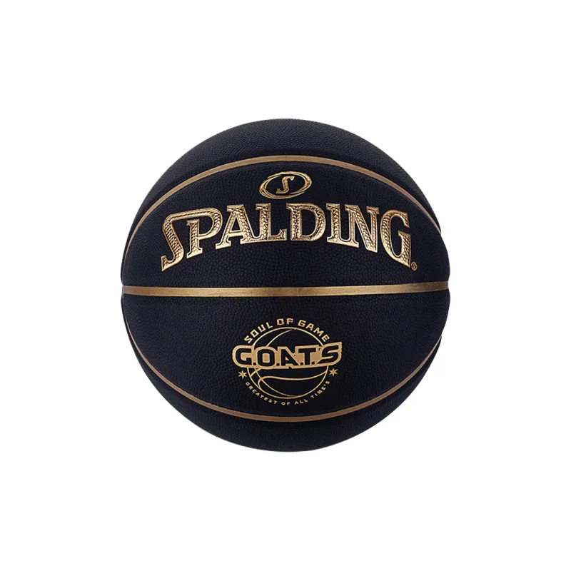 SPALDING GOATS Training Series PU Basketball Black Gold Size 7 Ball Training Unisex-2