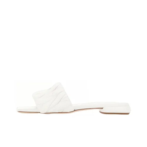 MIU MIU Slide Slippers Women's White