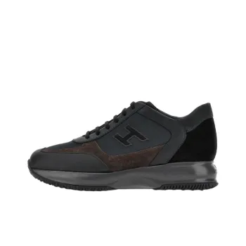HOGAN Interactive Low Top Casual Shoes Men's Black Brown