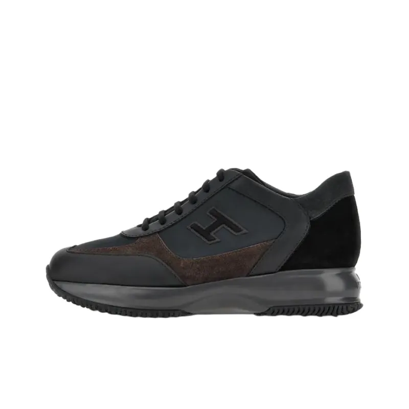 HOGAN Interactive Low Top Casual Shoes Men's Black Brown-0
