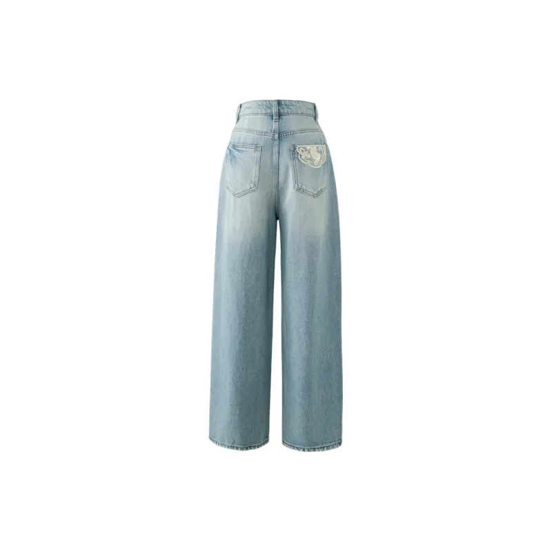 YALIDA Jeans Women's Blue B0-1