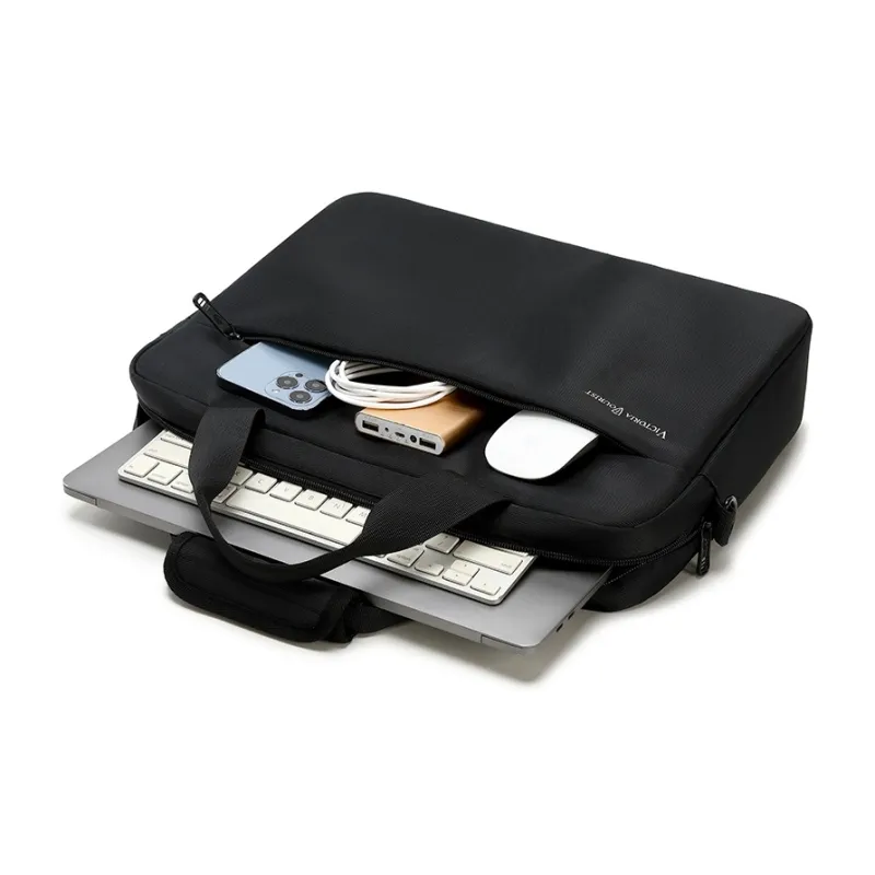 Victorian Traveler Oxford Laptop Bag Regular Unisex Black-14