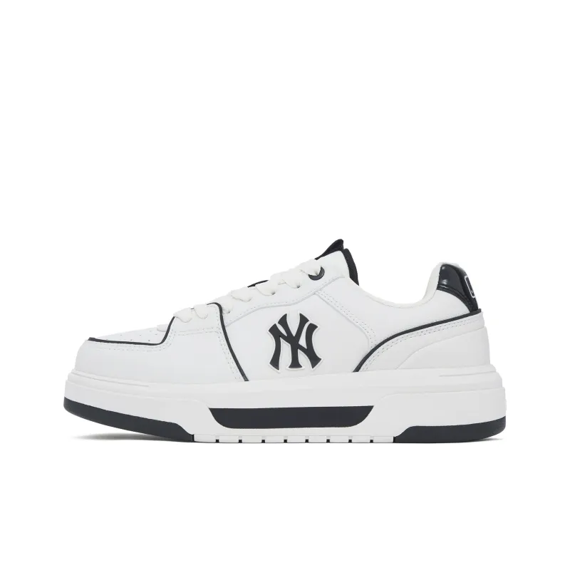 MLB Chunky Liner Low Top Skateboard Shoes Unisex Ecru-0