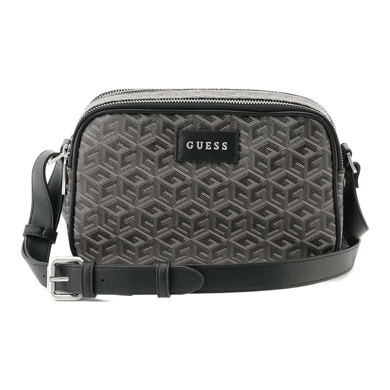 GUESS PU Camera Bags Shoulder Bags Regular Men's Black-0