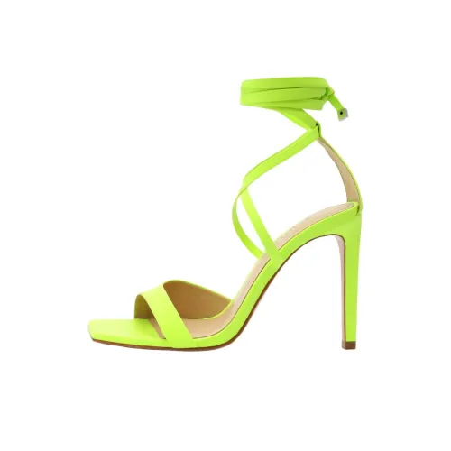 Schutz Bryce Strap Sandals 10.8cm Women's Green