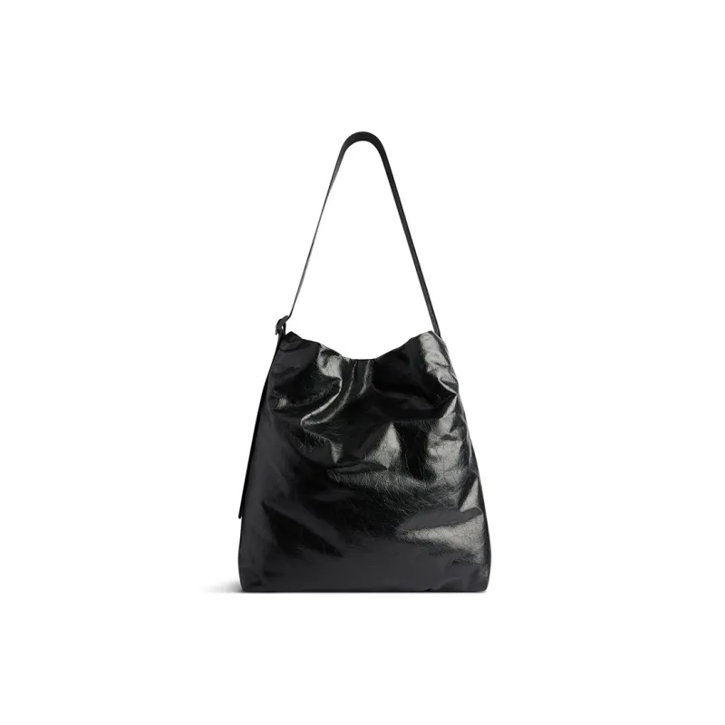 Balenciaga Logo Plaque Large Shoulder Bag-3