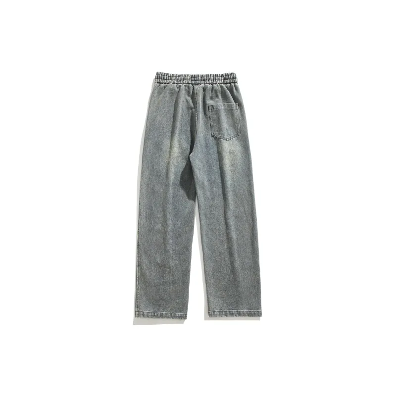 GOOSELIAR Casual Denim Pants Unisex-3