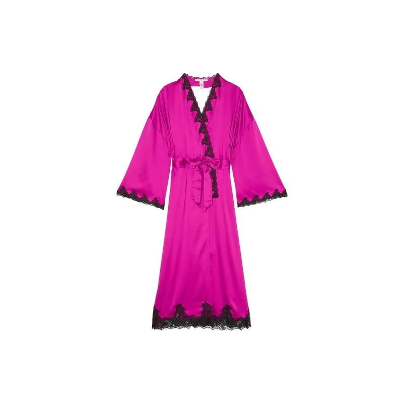 Victoria's Secret SEXY KI Sleep Robe Women's Fuchsia-0