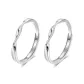 Mobius Loop Brother Couple Rings-S999 Fine Silver