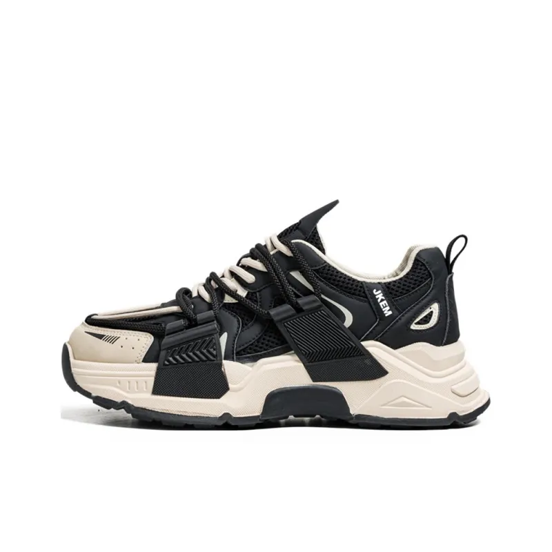 JKEM Anti-Slip Wear-Resistant Low-Top Chunky Sneakers Men's-5