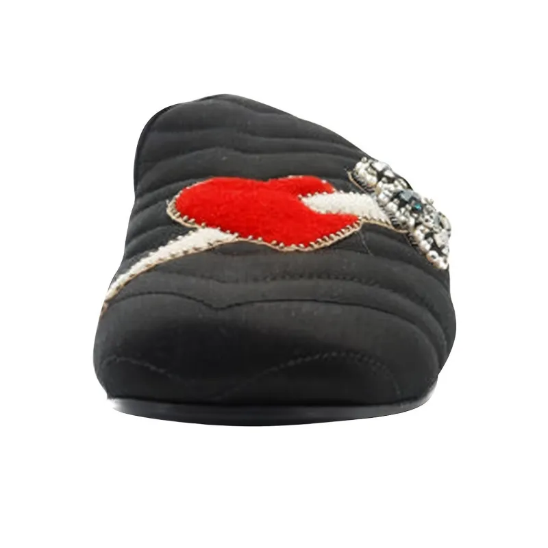 GUCCI Slip-Resistant Slide Slippers Women's Black-3