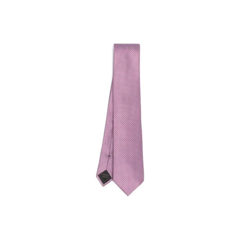 Brioni Patterned jacquard Silk Tie-1