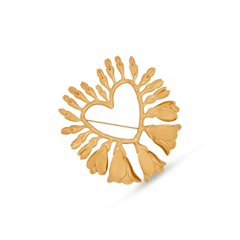 Oscar De La Renta Wisteria Polished-finish Brooch-2