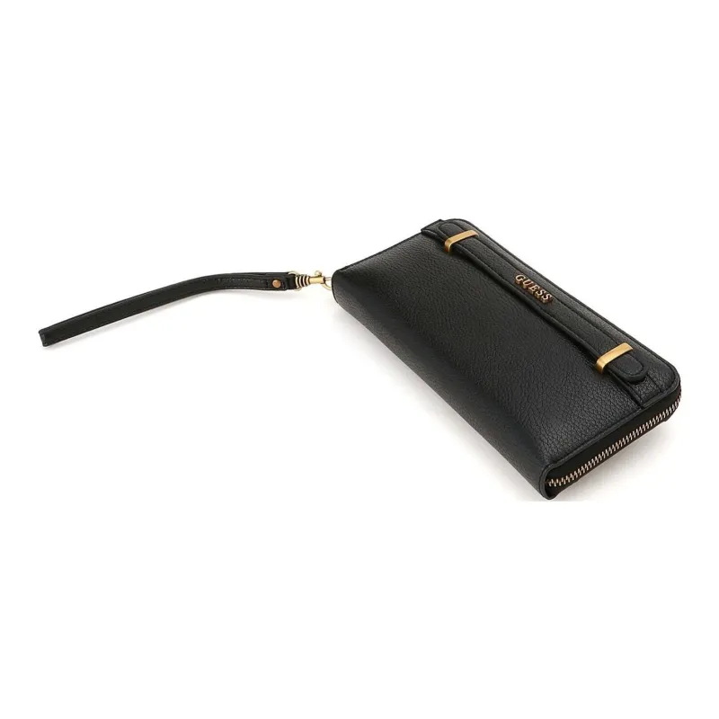 GUESS PU Polyurethane Clutch Wallet Women's Black-2
