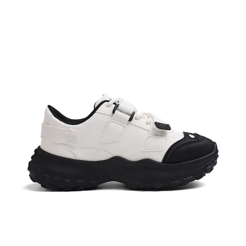 Warrior Wear resistant And Waterproof Low Top Casual Shoes Women's Beige Black-1