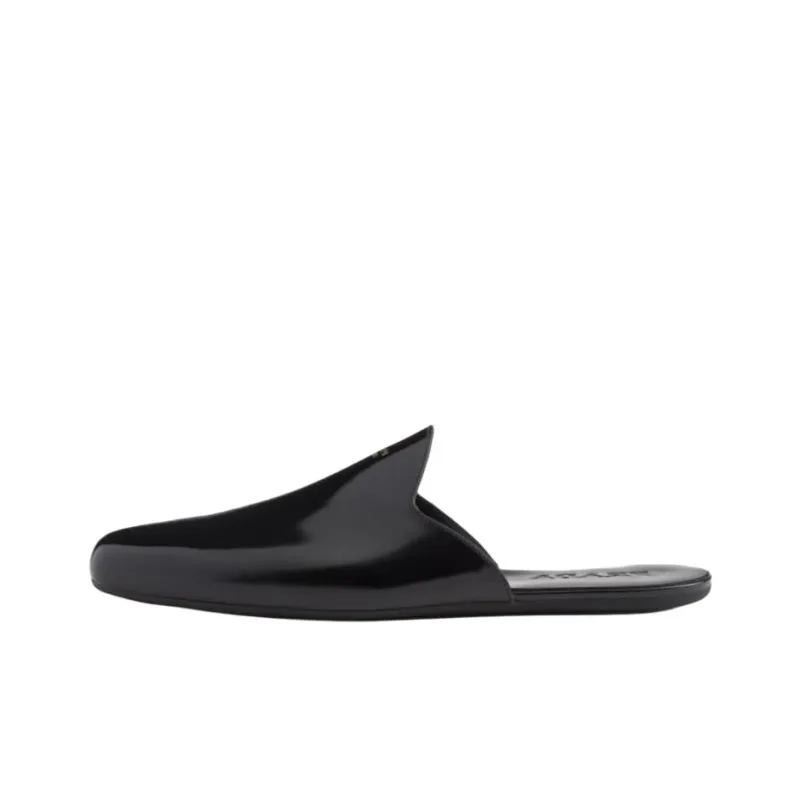 PRADA Wrap-toe Slippers Men's Black-0