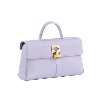 CAFUNE Cow Leather Handbag Shoulder Bag Crossbody Bag Women's Lilac